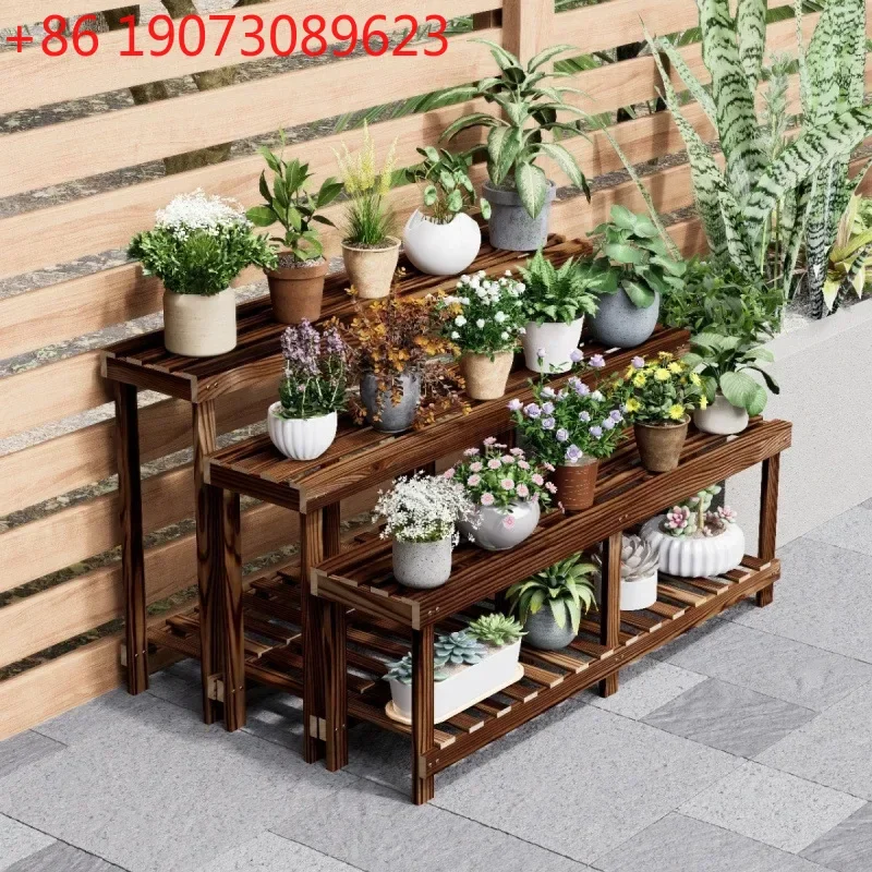

Flower Shelf Indoor And Outdoor Succulent Flower Stand Single-layer Flower