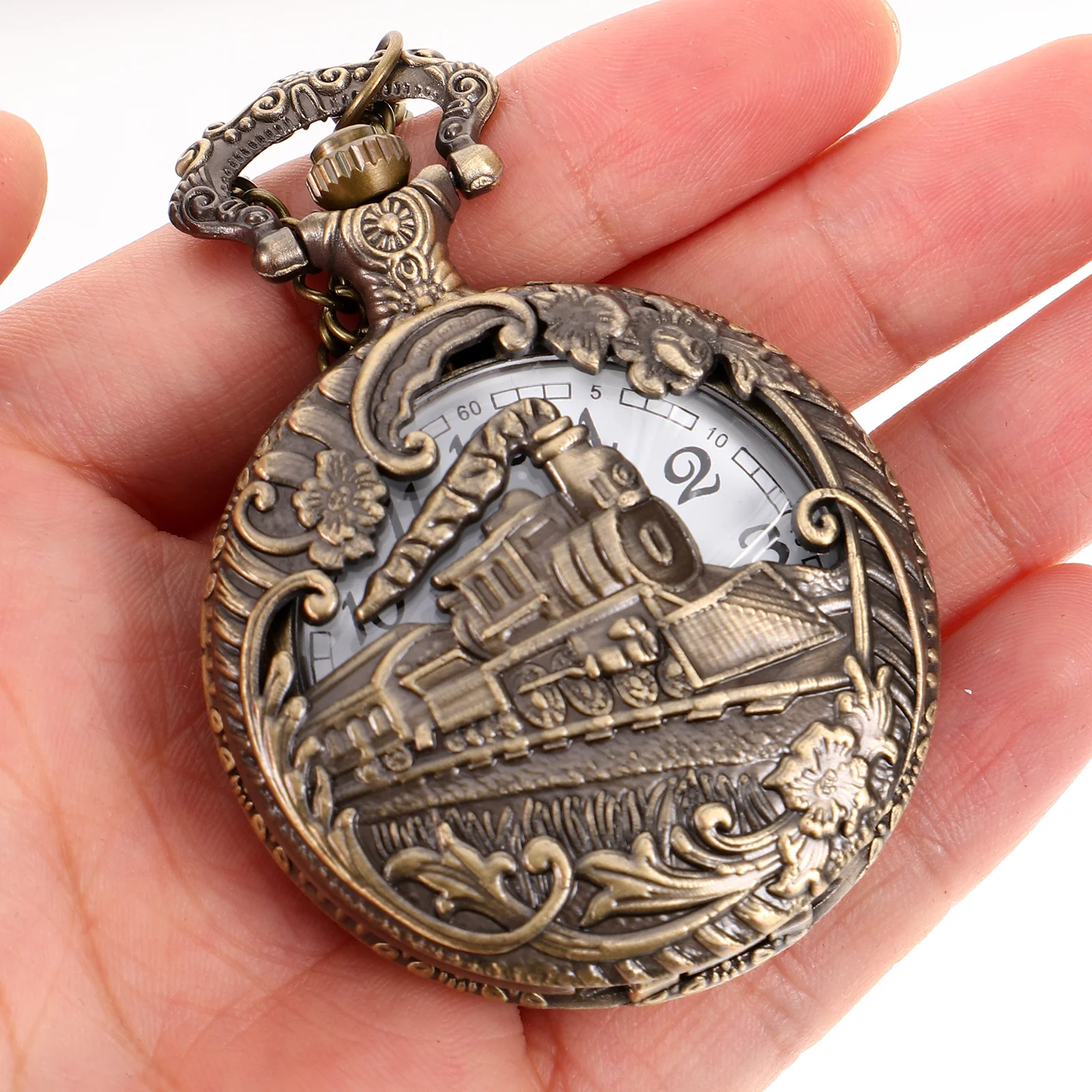 

Vintage Pocket Watch for Men Plastic Metal Material Creative Design Unique Chic Easy to Carry Daily Party Use Pocket Watch