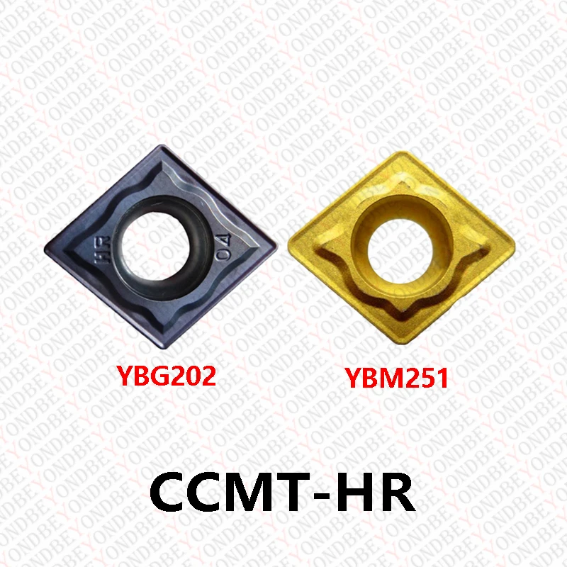 Inserto de carburo CCMT CCMT060204 CCMT060208 CCMT09T304-EF CCMT09T308-EM-HM CCMT120404 CCMT120408 CCMT120412-HF-HR YBG202 YBG205