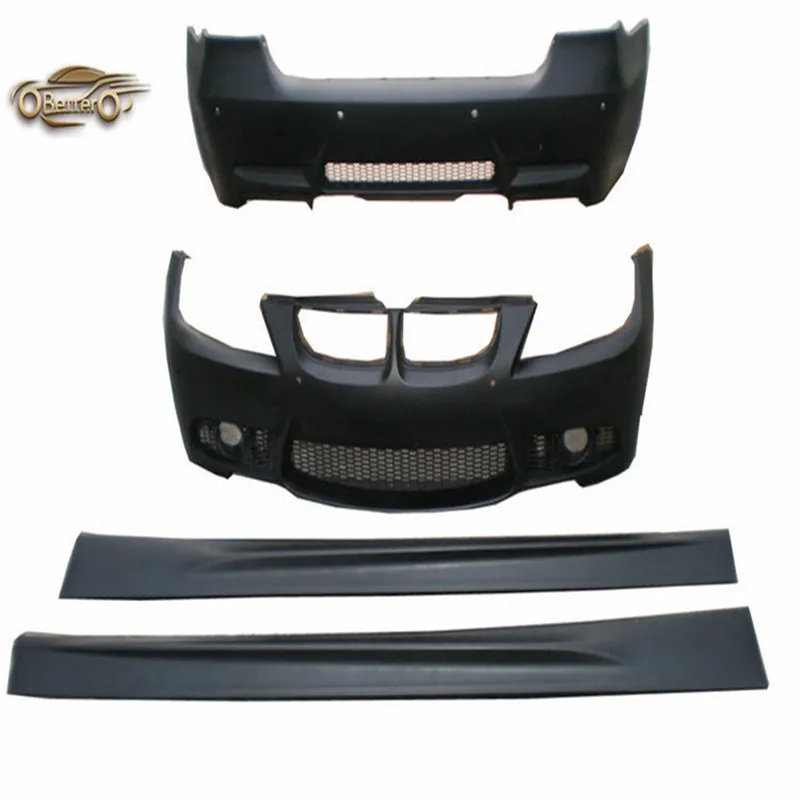 

BETTER High Quality car body kit For Bmw E90 2005-2012 update to M3 Style Front bumper Rear bumper Side skirts