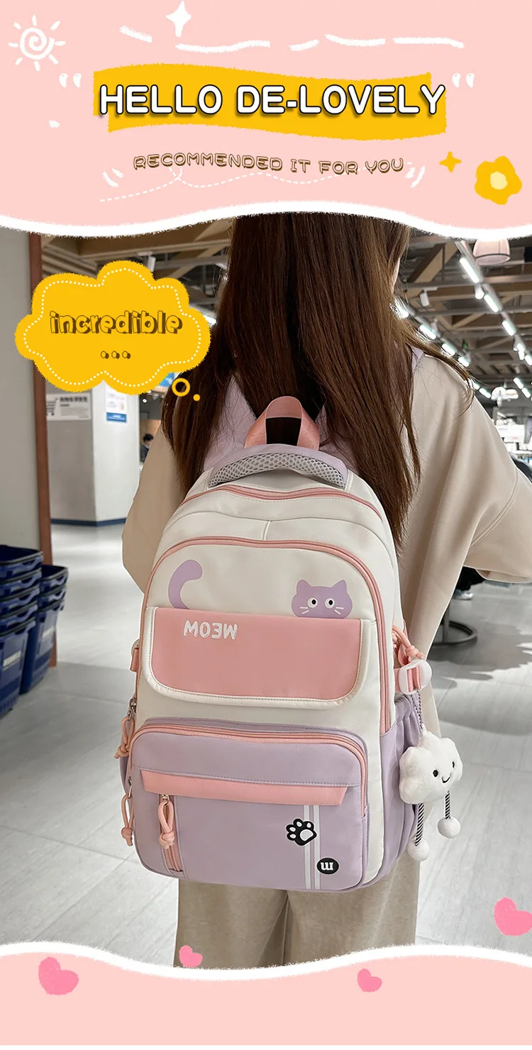

Teenager School Backpack for Boys Girls Backpack for Kids Children Elementary Middle School Students Bag for Ages 6-12