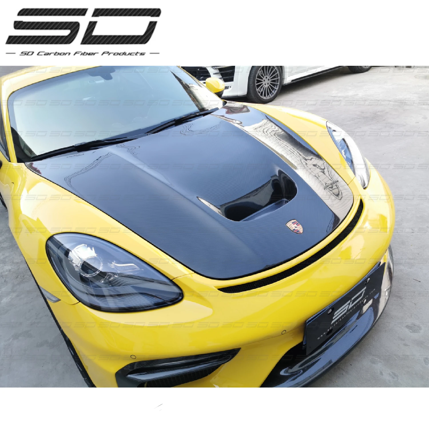 Facelift G Style Dry Carbon Fiber Hood/Bonnet for P-orsche 718