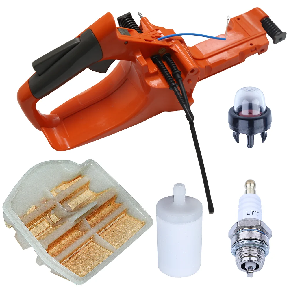 Kit filtro aria candela gruppo serbatoio carburante per Husqvarna 445 450 445E 450E parte sostituire per 525862104 , 544128601 , 577535101