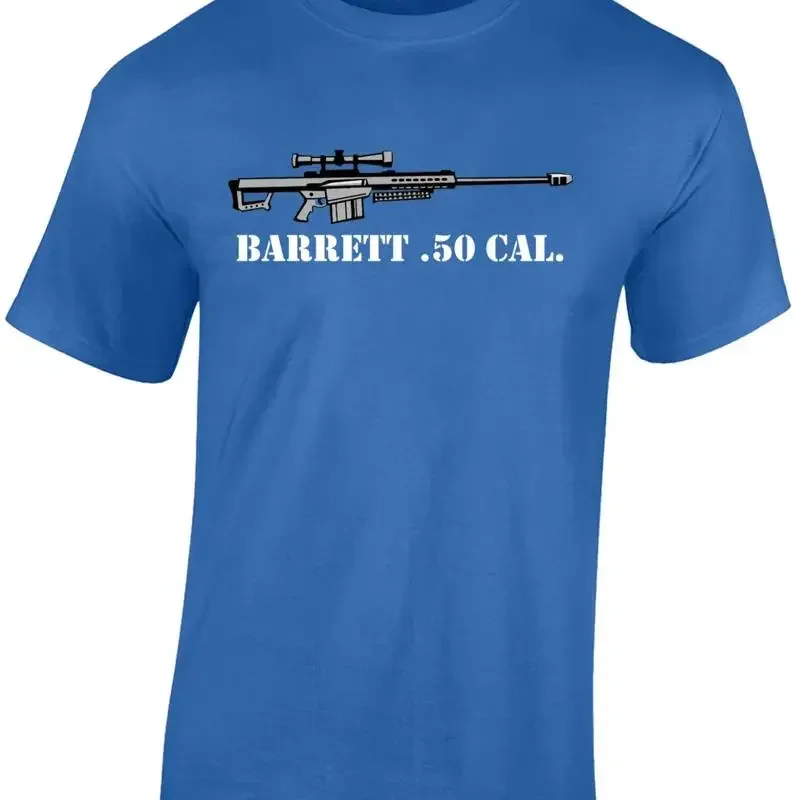 Camiseta Barrett 50 Cal Sniper Rifle Army Gaming Gamer