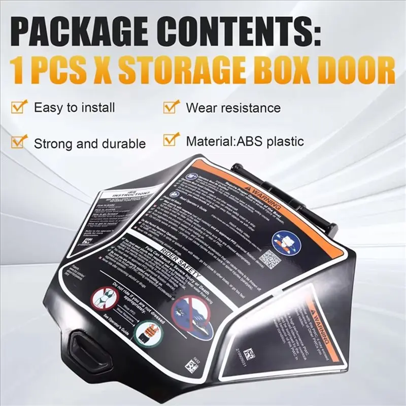 Glovebox Lid Replacement Cover For Seadoo GTX RXT WAKE PRO FISH PRO 264000132 Storage Box Door Glove Box