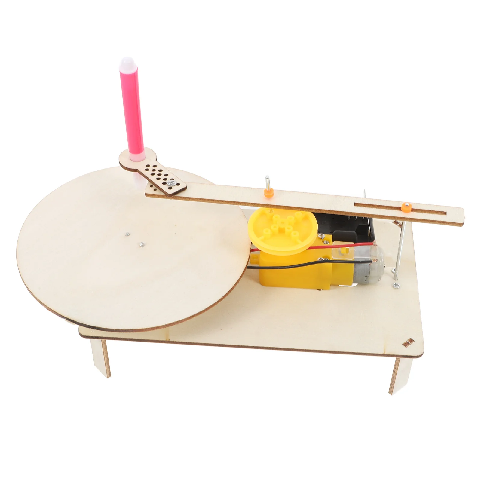 Diy Electric Plotter Kit Wooden Metal Mechanical For Kids Science Experiments Early Education Physics Assembled Stem