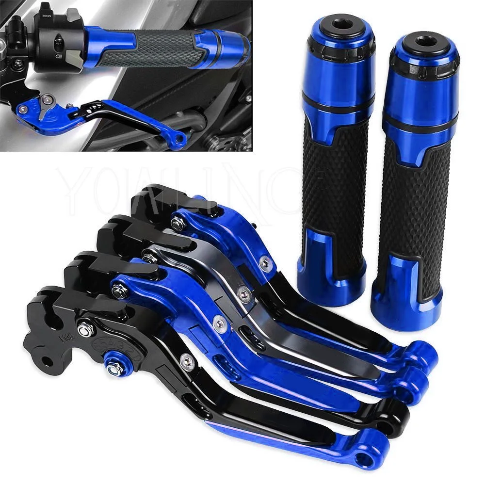 MT01 Motorcycle Brake Clutch Levers Handlebar knobs Handle Hand Grip Ends FOR YAMAHA MT-01 MT 01 2004 2005 2006 2007 2008 2009