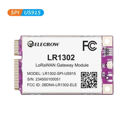 Münrow LR1302 LoRaWAN Gateway Tech SPI-US915 915MHz Long Range Gateway Tech Support 8 canaux pour une communication plus lisse