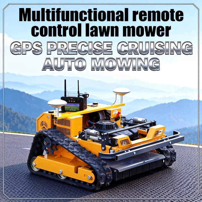 

Customized GPS Smart Automatic Lawn Mower - Wholesale Price Mini Rubber Crawler for Efficient Grass Cutting Work