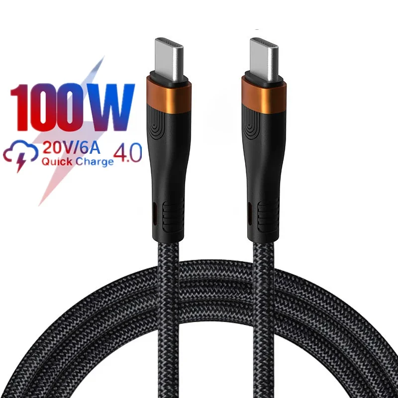 6A 3 in 1 Cable Fast Charging For iPhone 11 12 13Pro Max Micro USB Type C Cable For Xiaomi Samsung Huawei 100W Data Cord