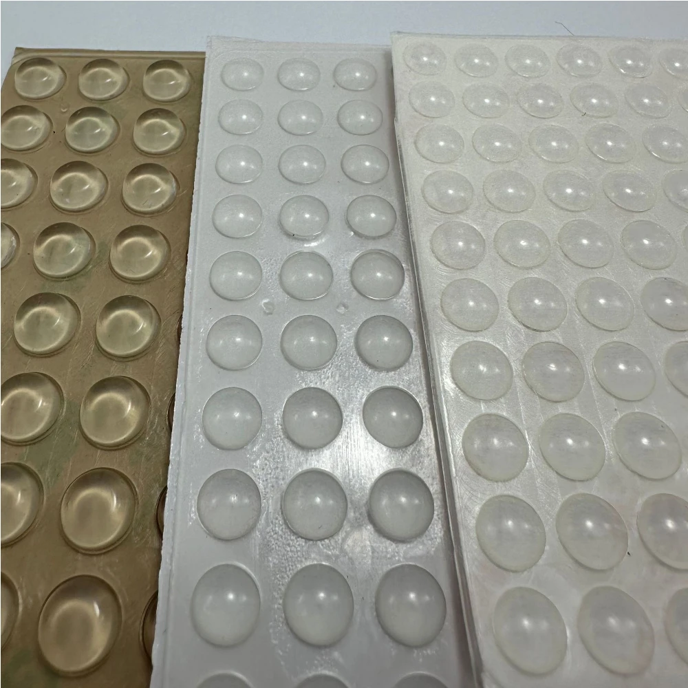 300Pcs Self Adhesive Door Stopper Rubber Damper Buffer Cabinet Bumpers Silicone Furniture Pads Cushion Protective Pads image 6