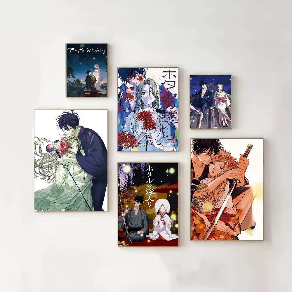 Anime F-Firefly Wedding Poster Versatile HD Waterproof Wall Art Self-Adhesive Decor for Any Space Ideal Gift