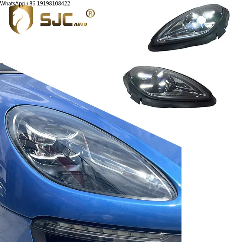 

SJC Auto Car Part for Porsche Macan 95B 2014-2020 Headlight Matrix Style LED HeadIights Front Lamps