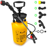 Garden Pressure Sprayer 5l + 4 nozzles