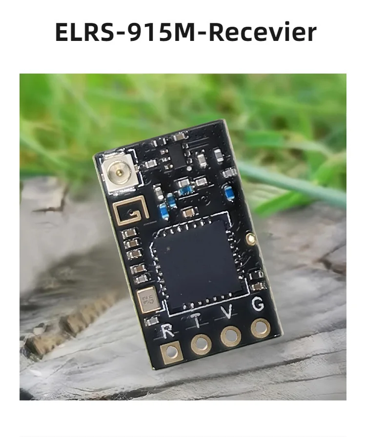 Happyfish ELRS 915MHz/2.4G NANO Empfänger mit T-Typ-Antenne, unterstützt WLAN-Upgrade für RC FPV Traversing Drohnen-Teile – Detail 1