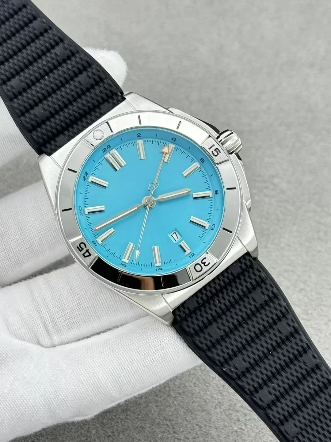 

Men's Quartz Watch: 46mm Large Dial, 3-Hand, Calendar Function, Multi-Functional, Business-Casual Style