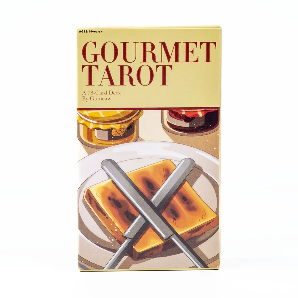 Gra planszowa Gourmet Tarot 78-Card Deck na imprezy rodzinne i grę grupową Zestaw do precyzji i wróżenia Oracle do zabawy na stole