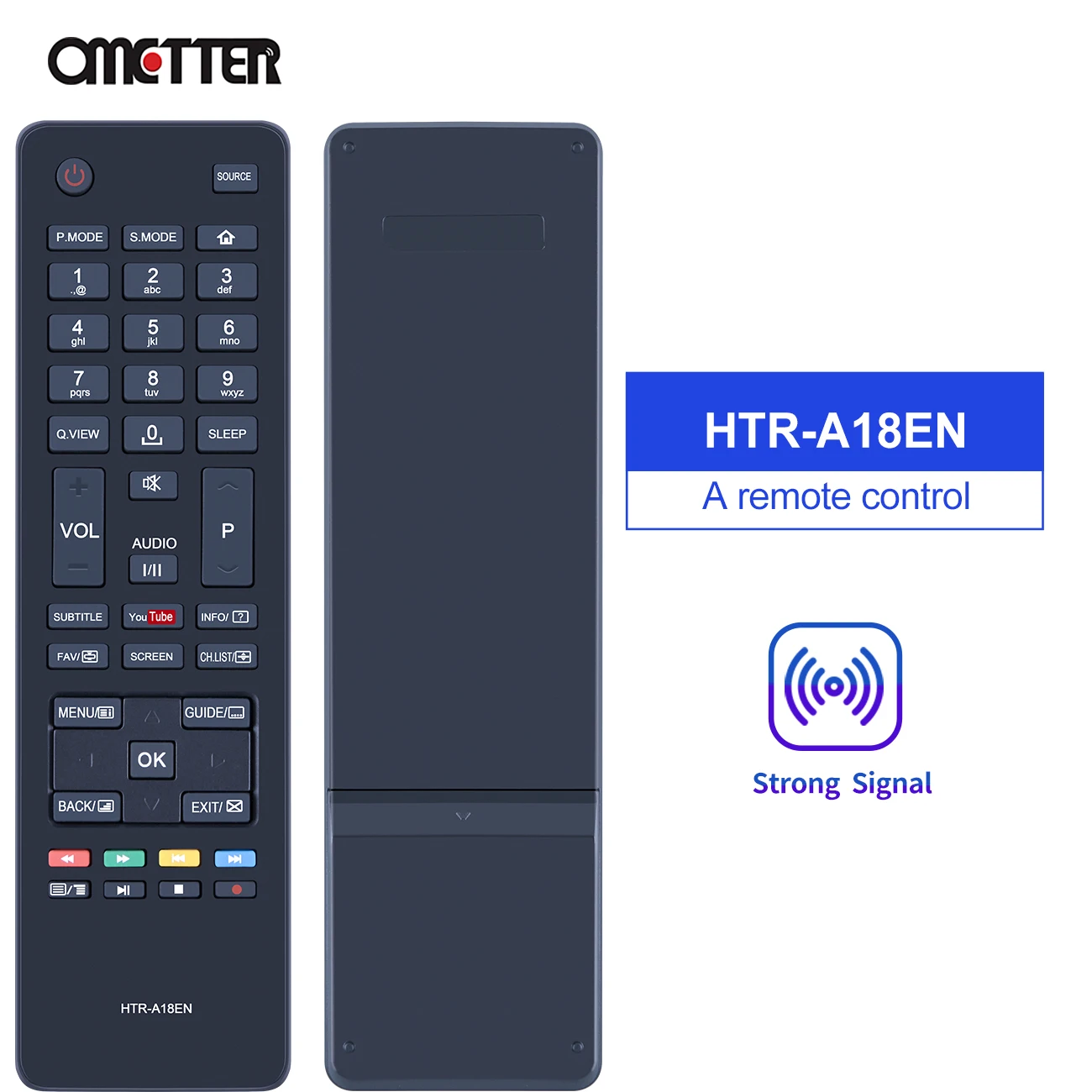 Suitable for Haier TV Remote Control  HTR-A18EN LE32K5000TN LE40K5000TF LE55K5000TFN