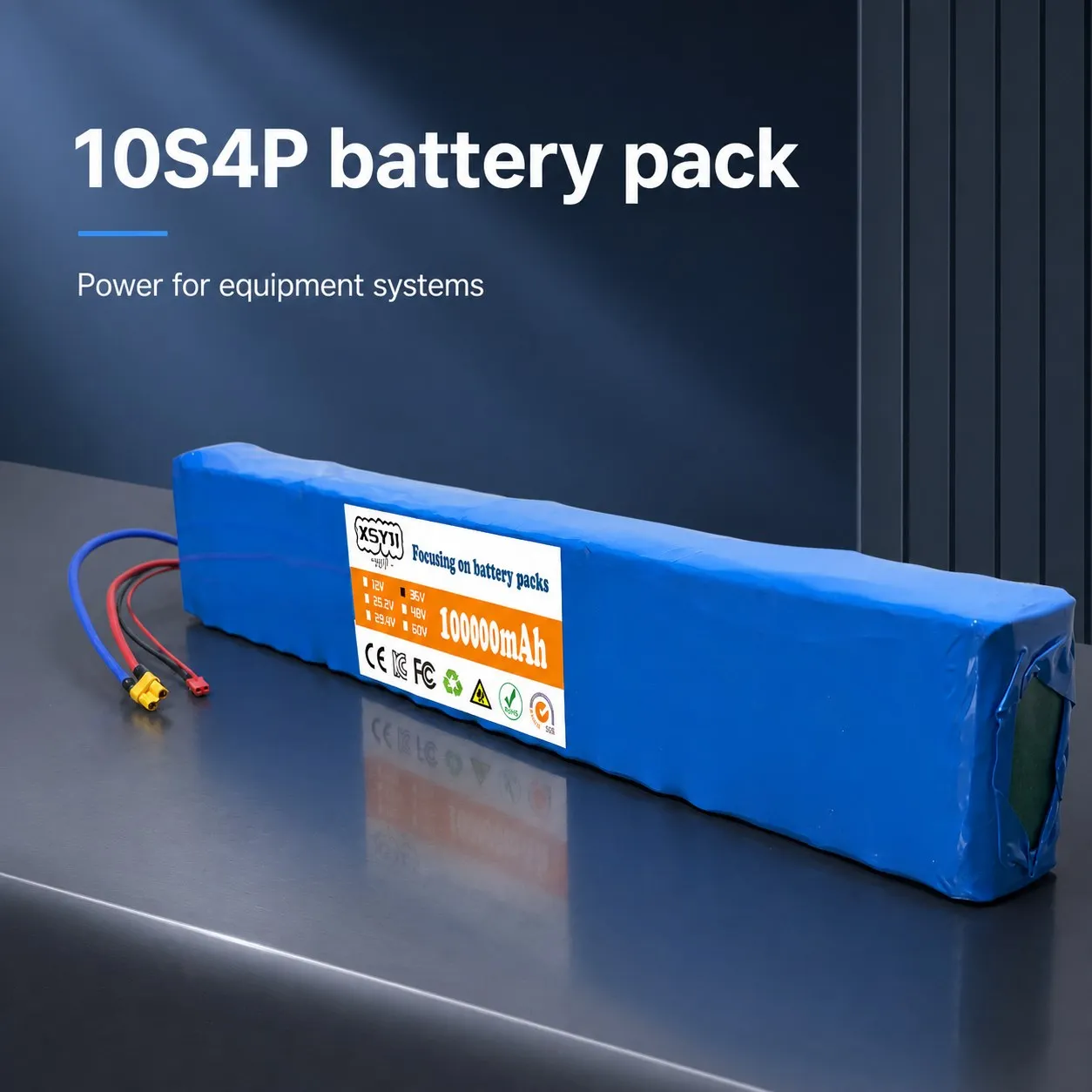 36V Li-Ion Battery Pack Replacement for E Scooter E Bike DIY Repair Multi Connector Options Connector Match Repair