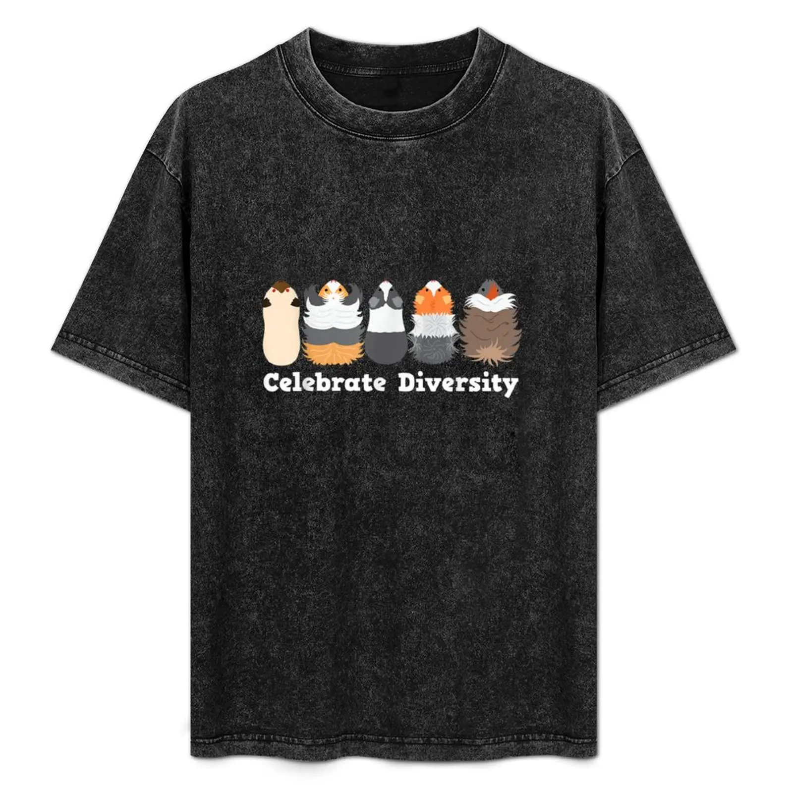 

Funny 'Celebrate Diversity' Cute Gift for Guinea Pig Lovers T-Shirt blacks vintage t shirts anime stuff T-shirts for men cotton