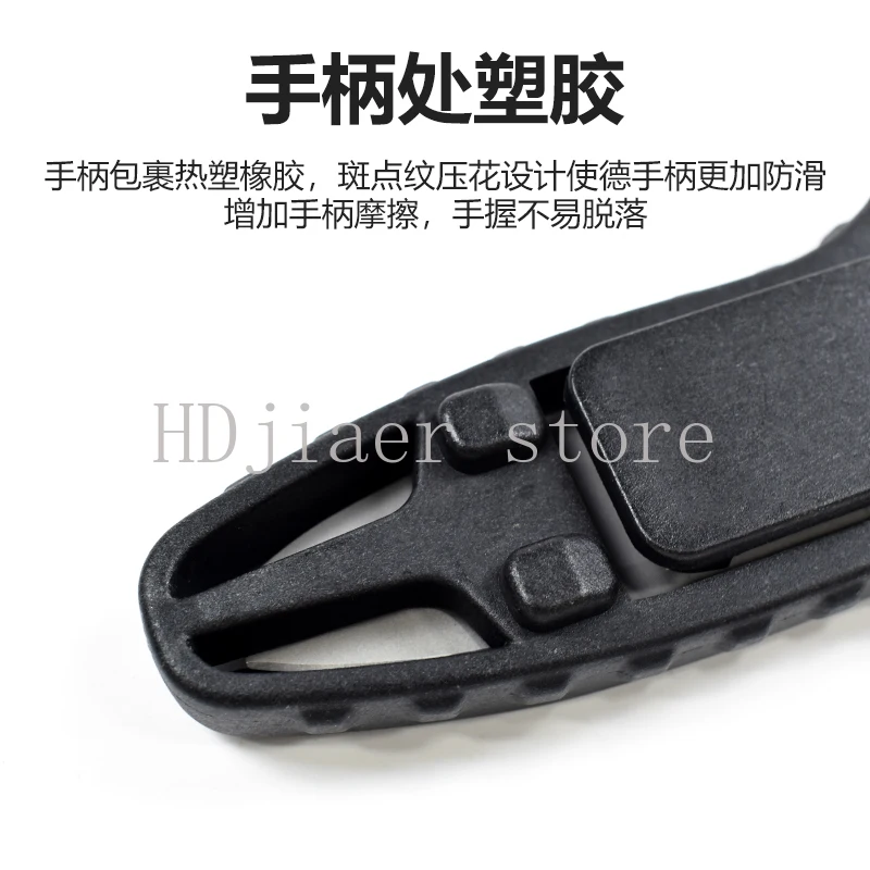 Water Rescue Knife Outdoor Rope Cutter Titanium Plated Diving Multifunctional Vehicle Portable Lifesaving Knife Equipment