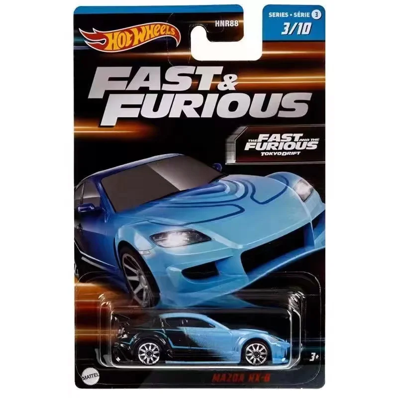 

Original Hot Wheels Car Fast & Furious Tokyo Drift Toys for Boys Mazda RX-8 Vehicles Models Birthday Gift