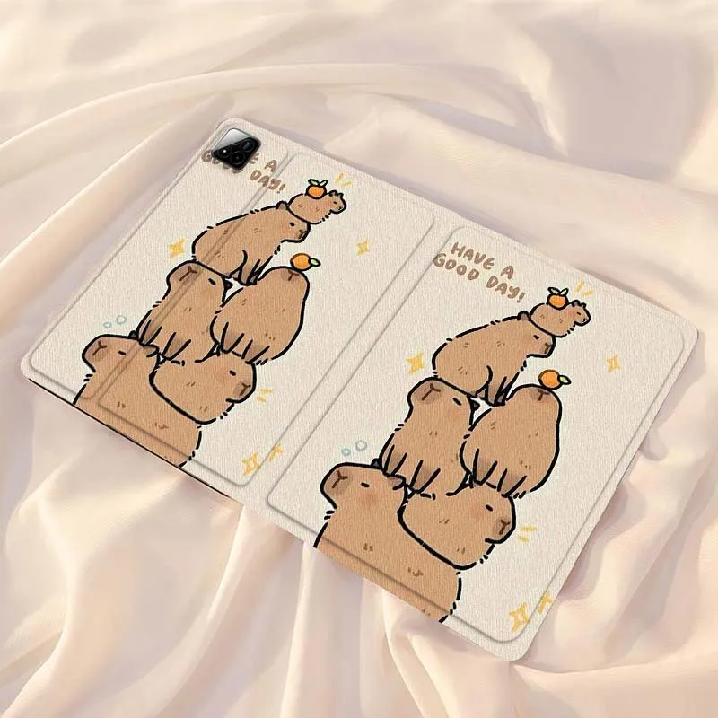 

Anime Capibala Design For Xiaomi Redmi Mi Pad 4 5 6 7 8 K SE Mini Pro Plus Max 10.1 11.2 inch Tablet Case