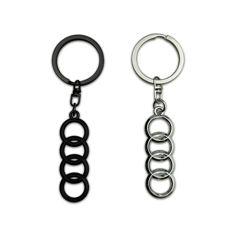 Car Styling Key Rings Buckle Keychain Pendent for Audi A1 A2 A3 A4 A5 A6 A7 A8 Q1 Q2 Q3 Q4 Q5 Q6 Q7 Q8 TT S3 S5 S7 Keyrings