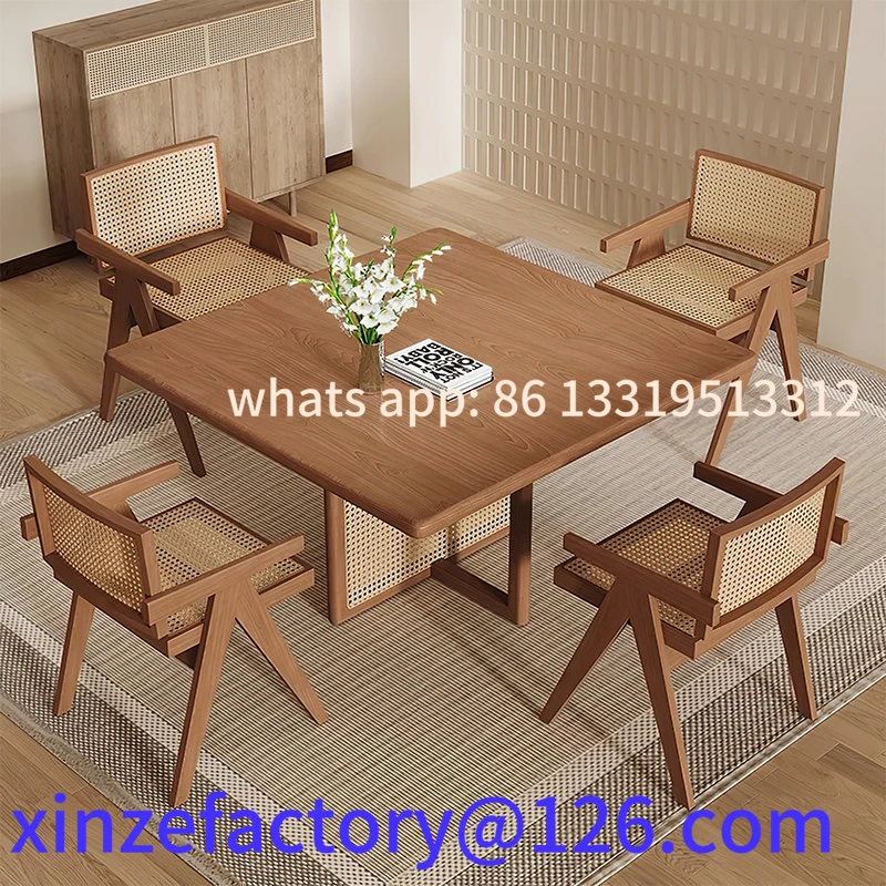 

Customizable special quality kitchen furniture, light luxury dining table
