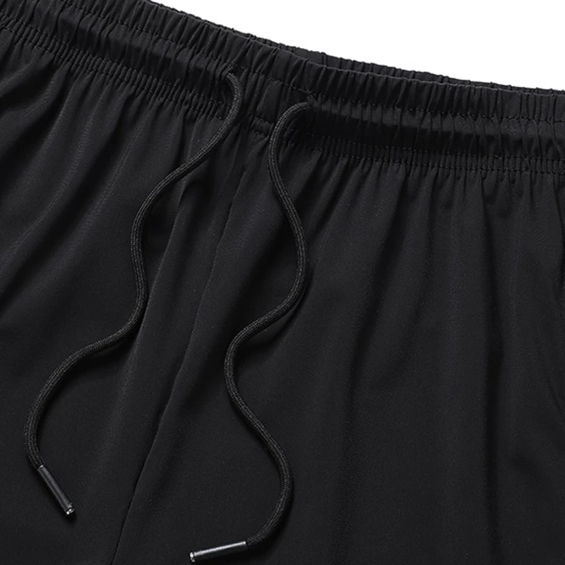 Celana Pendek Pria Ukuran Besar Celana Olahraga Longgar Panjang Lutut Musim Panas Celana Pendek Basket Jogger Cepat Kering Kasual Pria Fitness