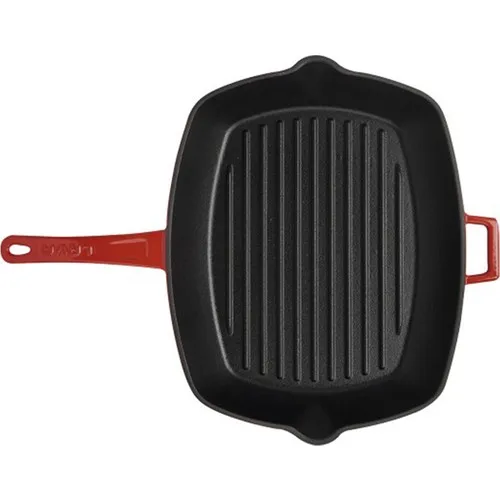 Lava Grill Grill Pan Red 20 X20 Metal Handle