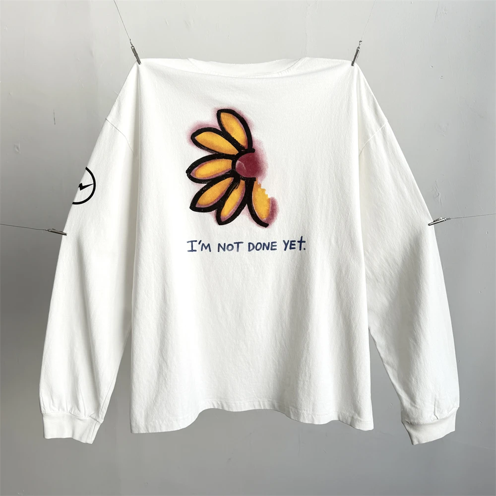 IT'S A START Saint Hole T Shirt Men Women Unisex Oversize Long Sleeves Tee Tops T-Shirt