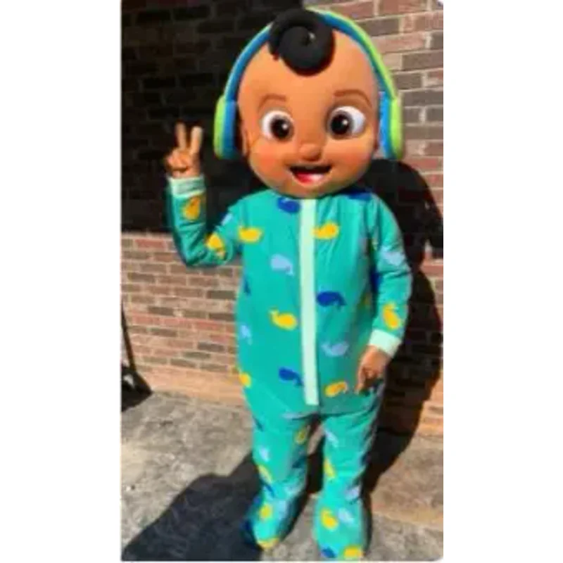 JJ 인형 코스프레 블루 아기 소년 마스코트, 만화 캐릭터 전문 코스프레 마스코트 코스튬, 할로윈 생일 파티