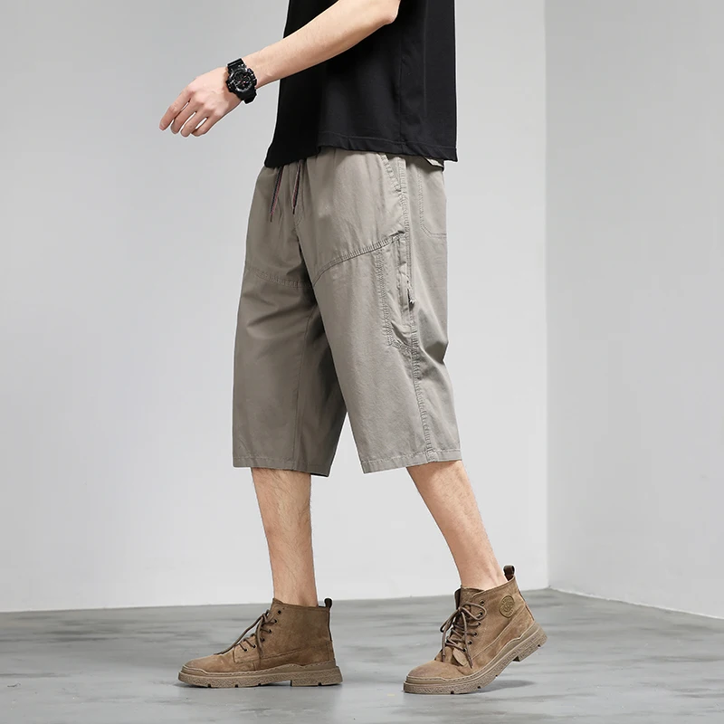 New Men'S Summer Comfortable And Versatile Straight Leg Shorts Korean Version Fashionable Youth Loose Casual 5-Point Trousers