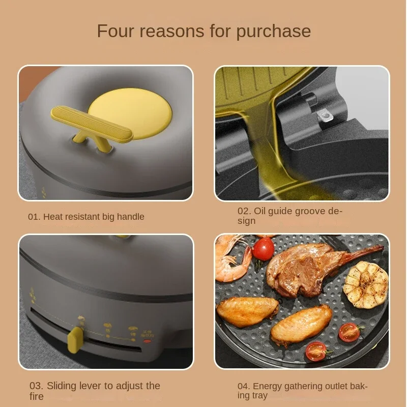 Electric Pancake  Household Deep Baking  Double-sided Heating Electric Pancake  Electric Pancake Pan Breakfast Machine