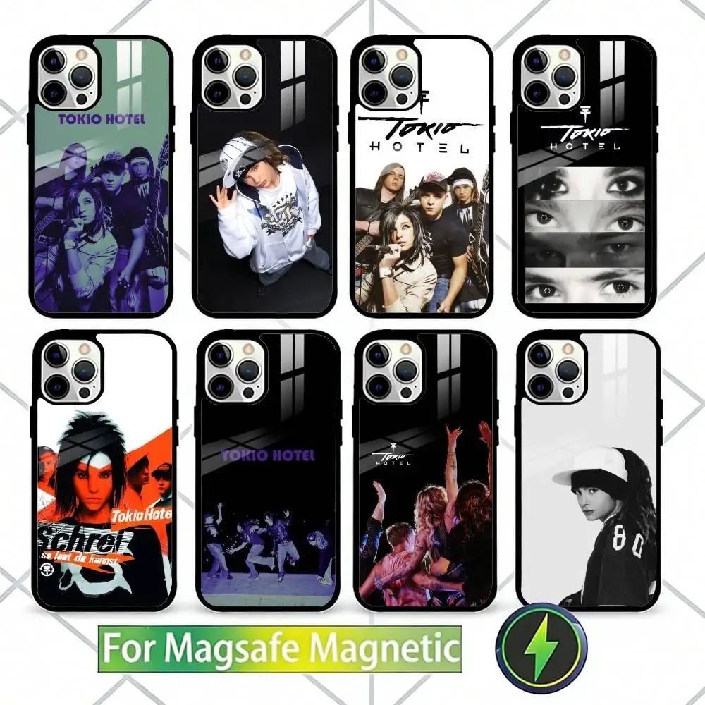 

T-Tokio H-Hotel Phone Case For iPhone17,16,15,14,13 Plus,Pro Max Magnetic For Magsafe Wireless Charging