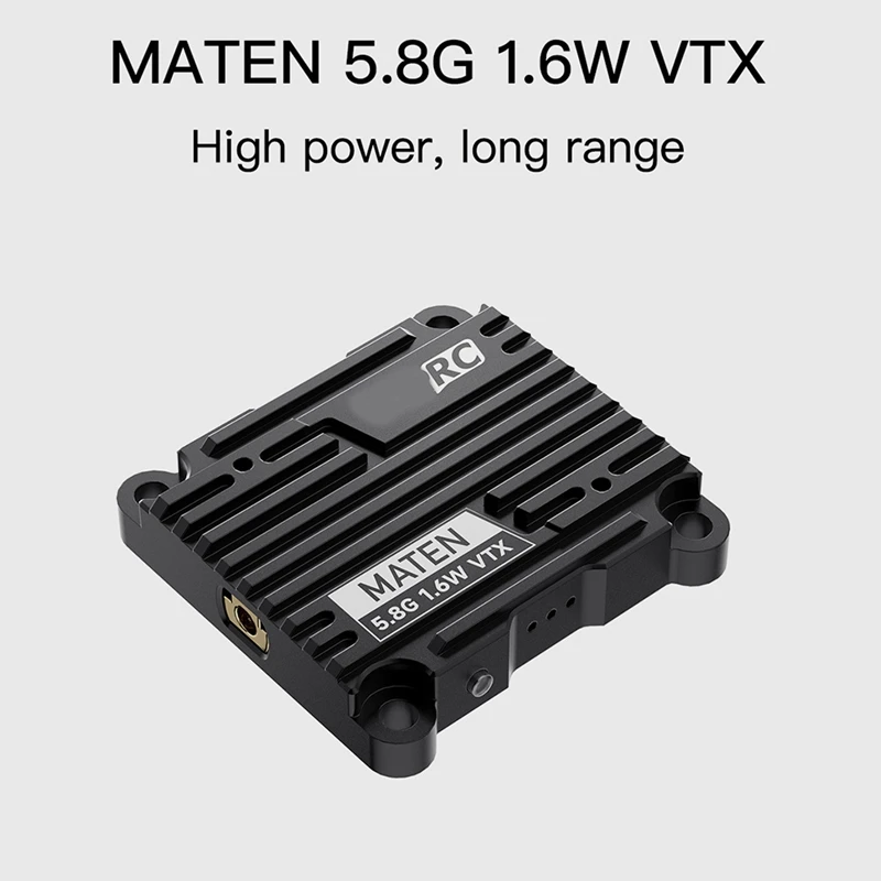 For GEPRC MATEN 5.8G 1.6W VTX 72CH 1600Mw FPV Video Transmitter Built-In Mic PAL/NTSC For FPV Long Range Racing Drone