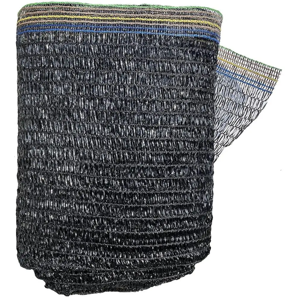 UV-Resistant 6.5x10ft Black Sunblock Shade Cloth for Garden Greenhouse Plants