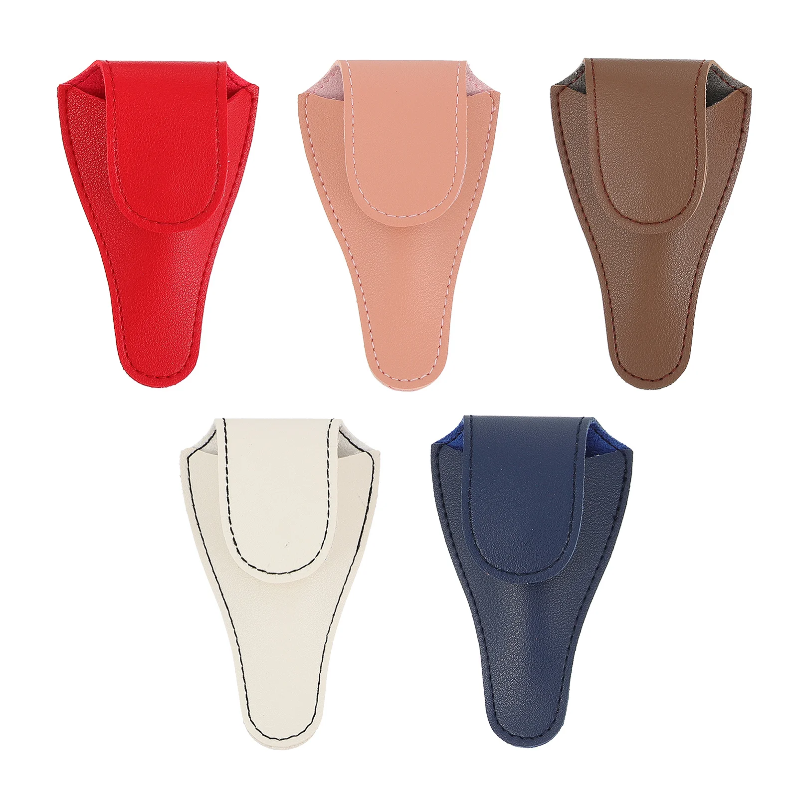 กระเป๋าใส่กรรไกรตัดเล็บ 5 ชิ้น ขนาดกะทัดรัด ทนทาน พกพาสะดวก สำหรับเก็บอุปกรณ์ทำเล็บมือและเล็บเท้า