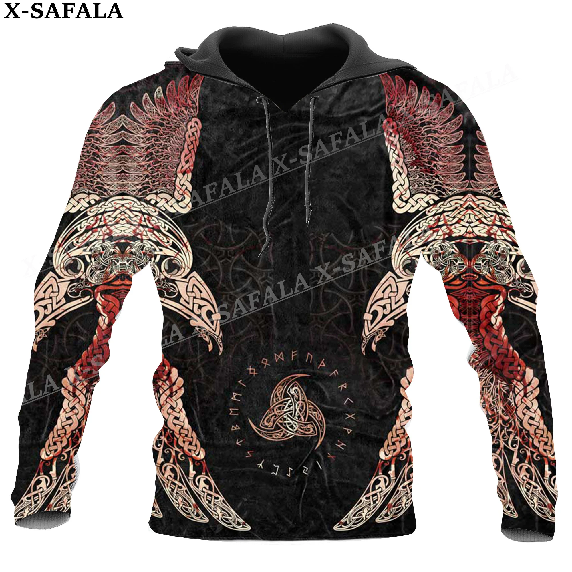 

Tattoo Symbol Hot Armor Raven 3D Print Hoodie Man Women Pullover Sweatshirt Hooded Jersey Coat Tracksuits-9