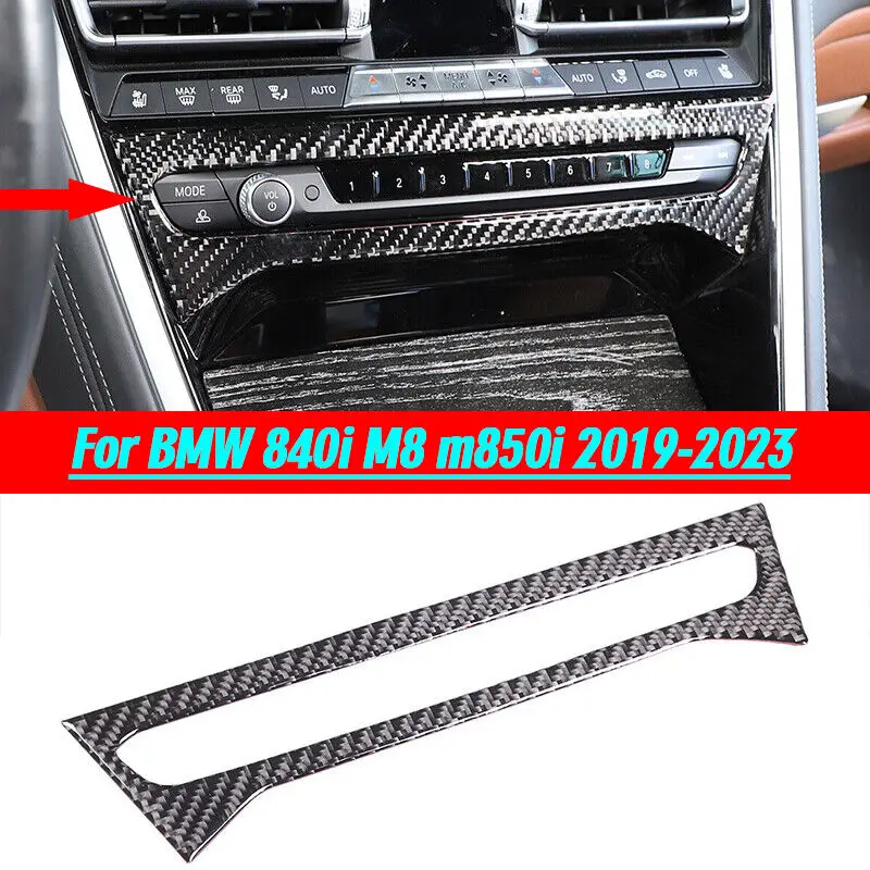 

Накладка на консоль CD-панель из углеродного волокна, подходит для BMW 840i M8 m850i 2019-2023