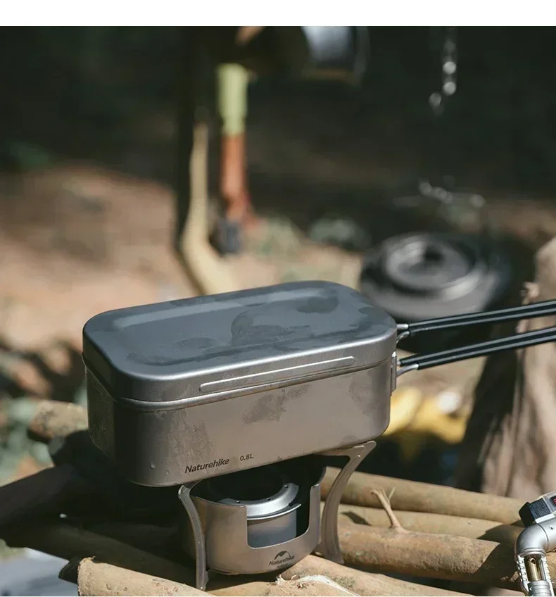 Naturehike Pure Titanium Alcohol Stove, Camping Light, Portable Heating  Barbecue Wood  Moves Customers Outside