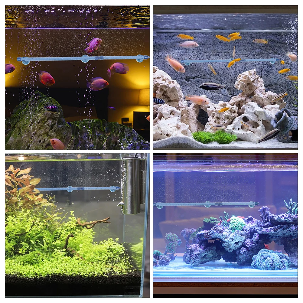 

2pcs Wall Stones Replaceable Aquarium Bubbler Professional Air Stone Tube Safe Fish Tank Accessory Household Air Bubbling System