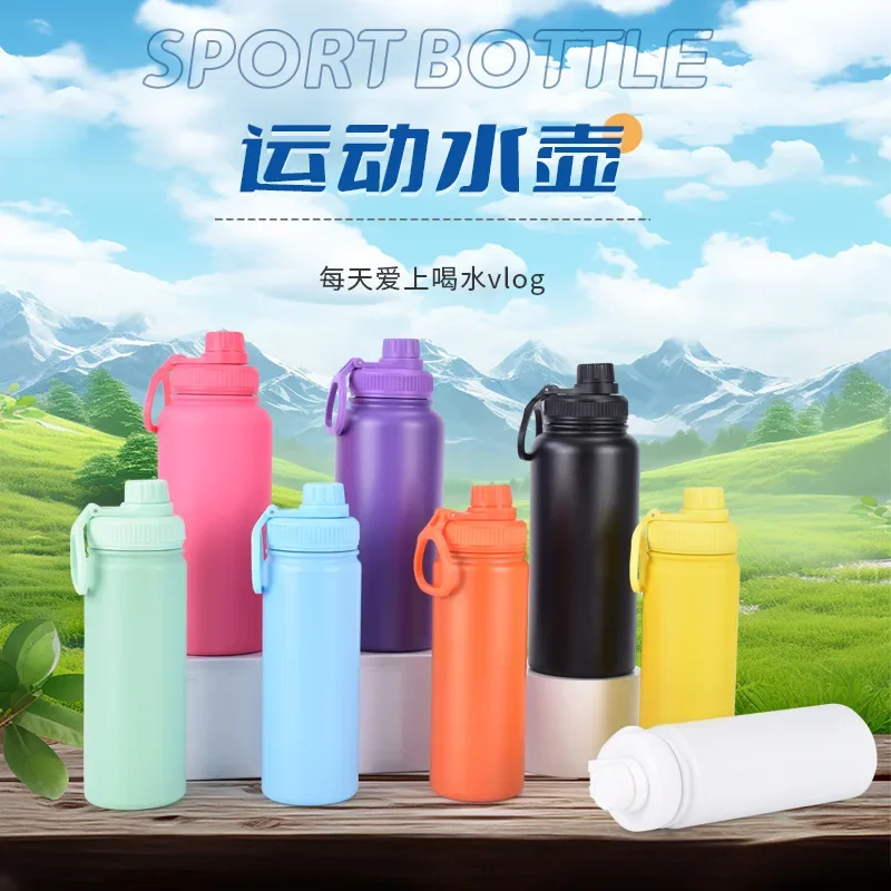 Space Thermos Cup 304 Stainless Steel Outdoor portable Sports Travel Pot Large Capacity Tumbler Water Bottles Thermos bottle