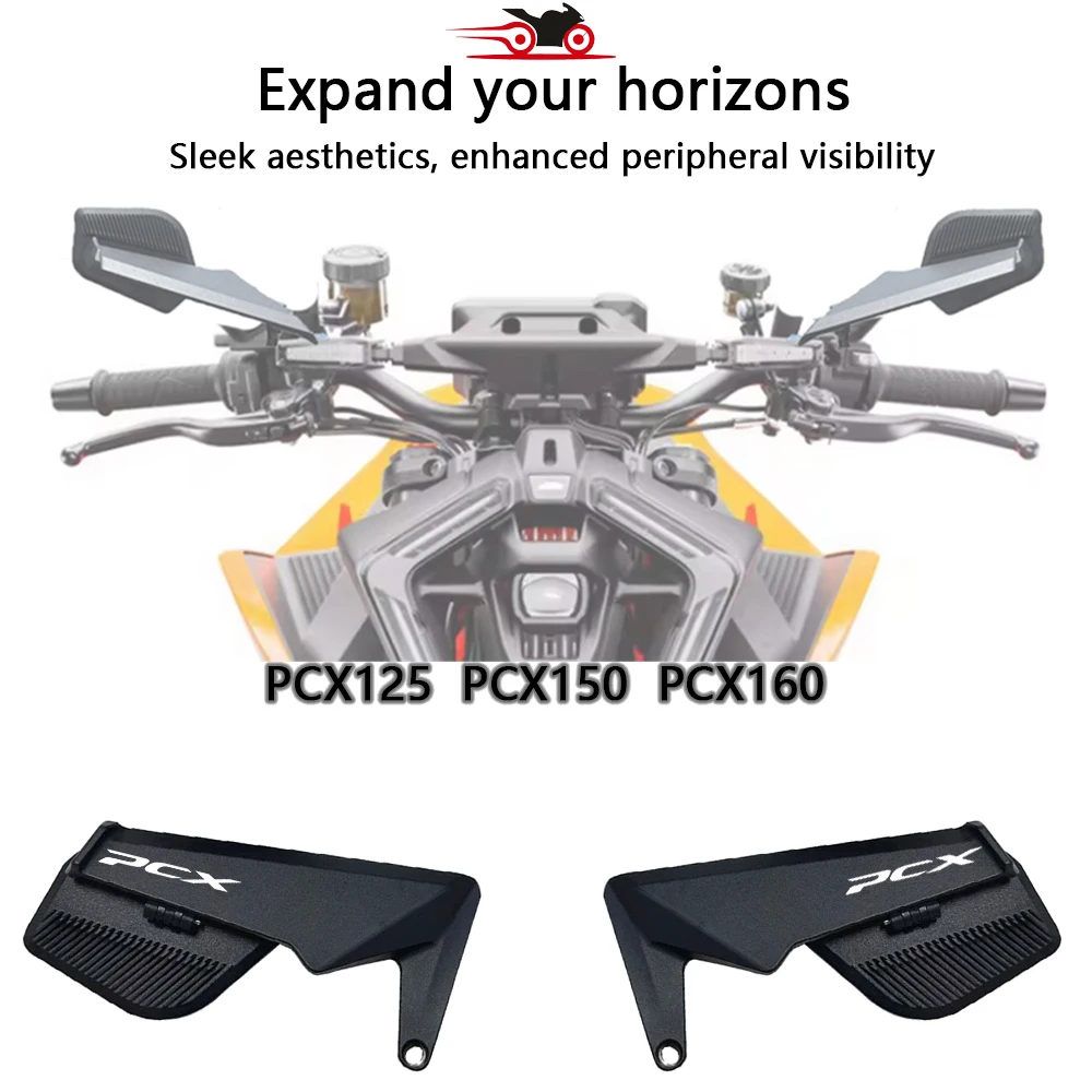Motorrad Seite Spiegel Für HONDA PCX 125 PCX 150 PCX 150 PCX 160 PCX 160 Rückspiegel Kits Drehen Einstellbar