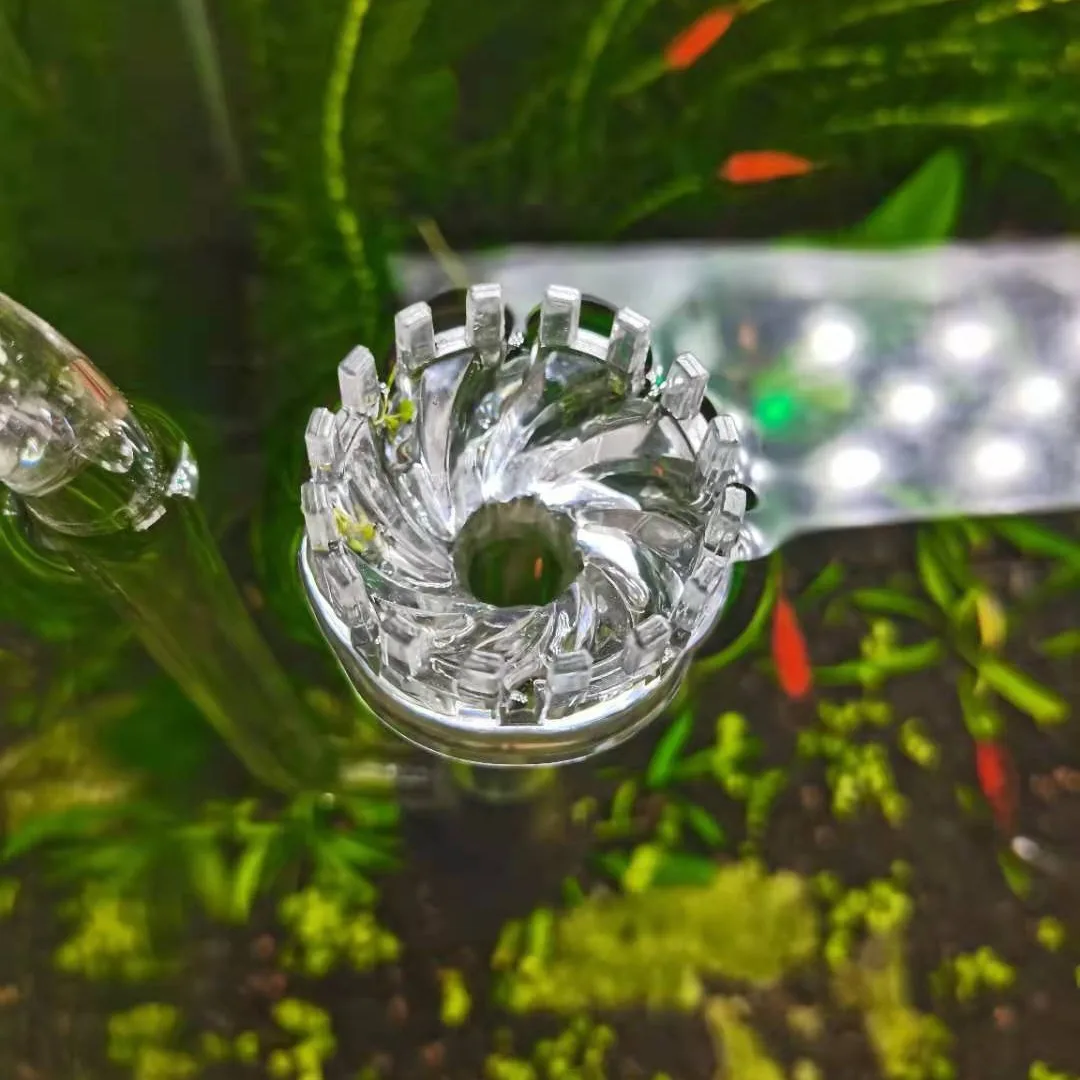 Aquarium-Wasserpumpe, Einlassrohr, Glasrohr, Durchlauferflächenschäumer, Aquarium absorbiert effektiv organische Matter, entfernt Schaumstoffe – Detail 2