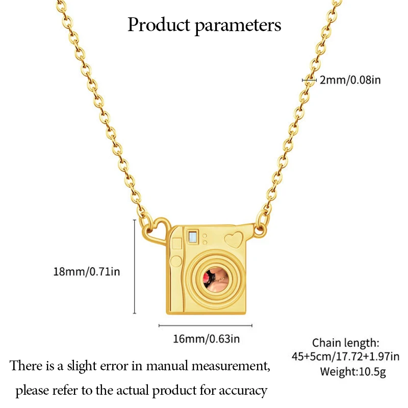 تخصيص صورة النحاس القلب قلادة مع صورة داخل كاميرا صغيرة المنجد قلادة الحيوانات الأليفة هدايا عيد ميلاد تذكارية للرجال والنساء