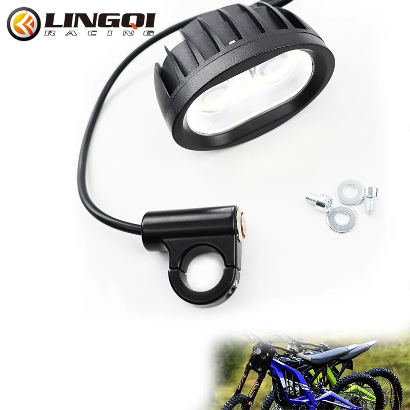 

LING QI SURRON Light Bee X S Headlight Pit Dirt Bike Modified Head Light Motorcycle Headlamp Switch to TALARIA STING for SUR RON