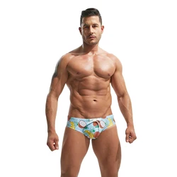 Bikini Swimwear Men Push Up Pad Swim Briefs Sexy Swimming Trunks Swimsuit Beach Shorts Bulge Cup Beachwear