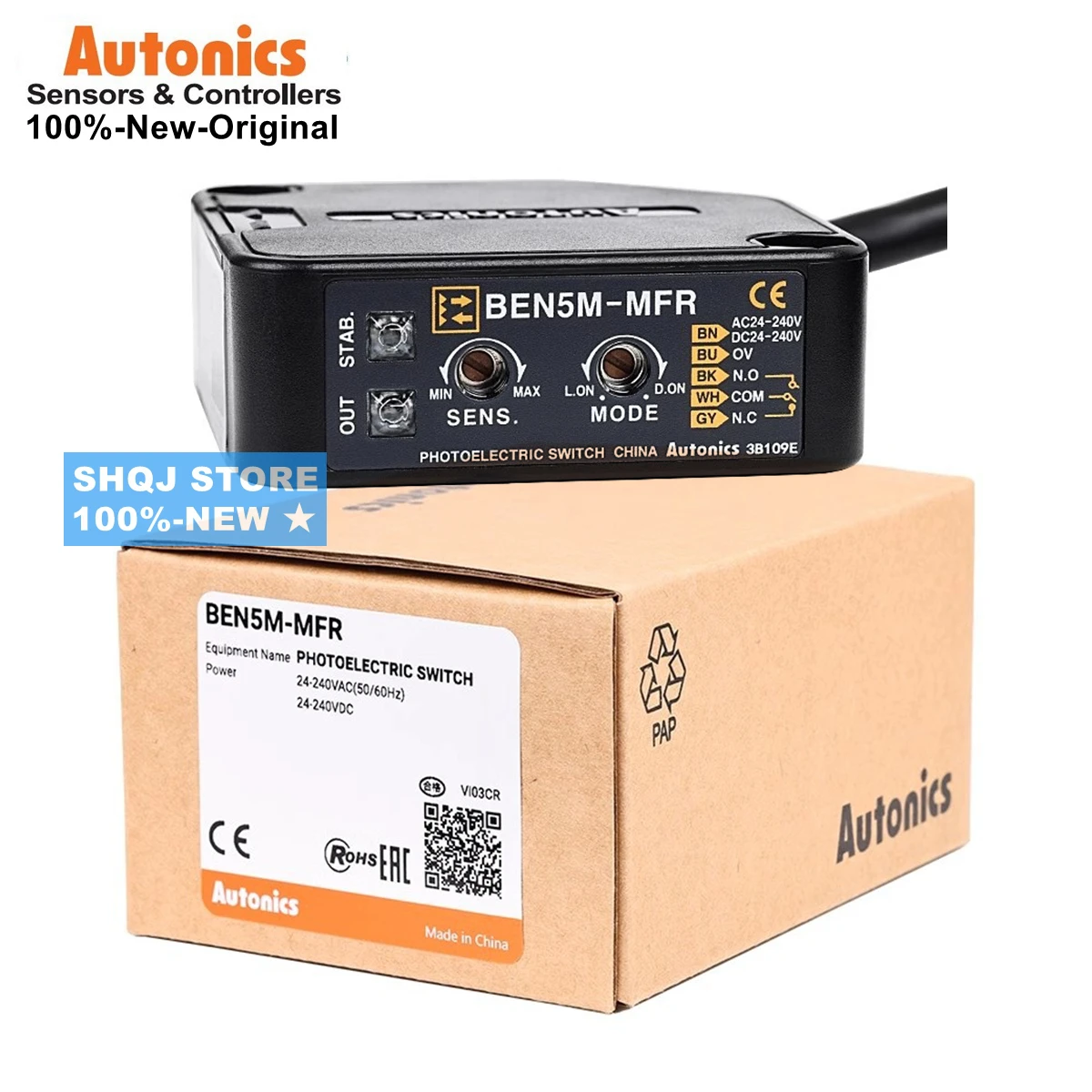 

Autonics 100%-НОВЫЙ BEN5M-MFR BEN5M-MDT BEN10M-TFR1/2 BEN10M-TDT1/2 BEN300-DFR DDT BEN500-DDT PFR BEN3M-PFR BEN7M-MDR оригинал